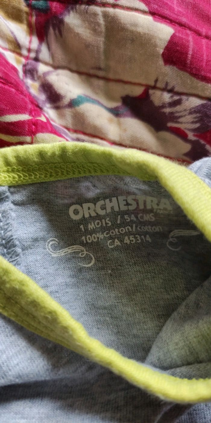 Tee shirt 1 mois orchestra - photo numéro 3