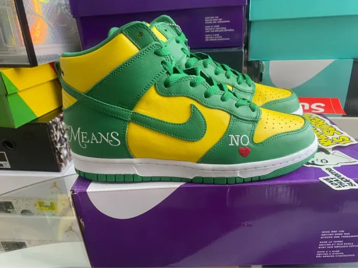 Nike SB dunk high supreme By any means Brazil - photo numéro 3