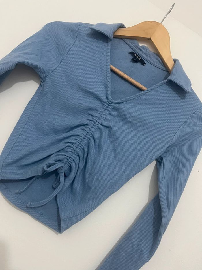 Kiabi top bleu - photo numéro 2
