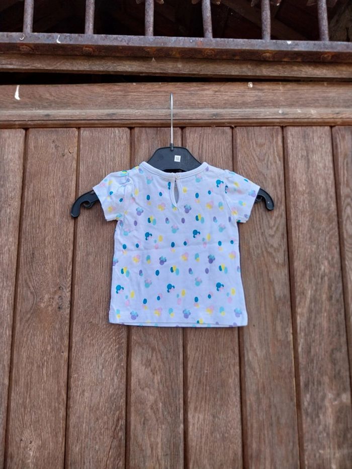 Tee-shirt bébé fille 6 mois disney - photo numéro 2