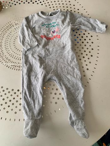 Pyjama velours une pièce Harry Potter 12 mois y