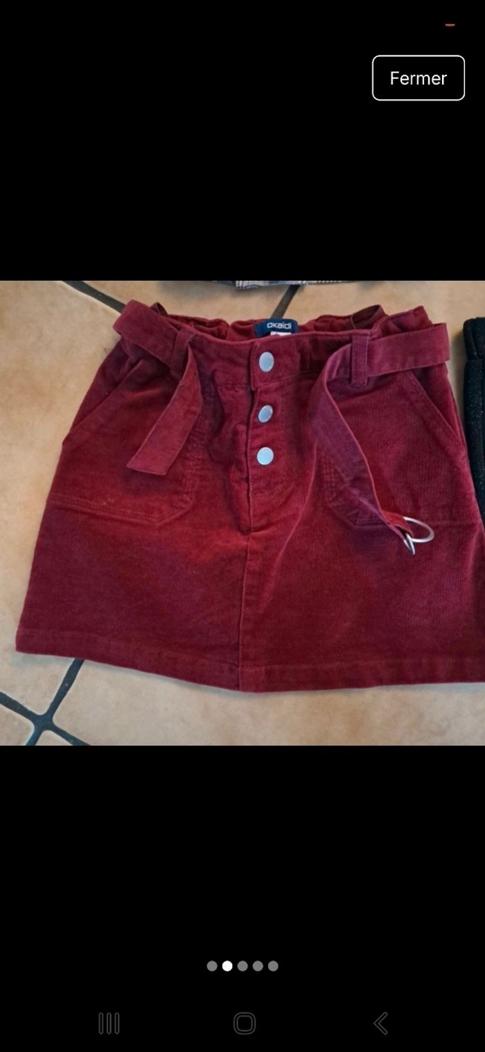 Lot de jupes et robes 6 ans tbe - photo numéro 2