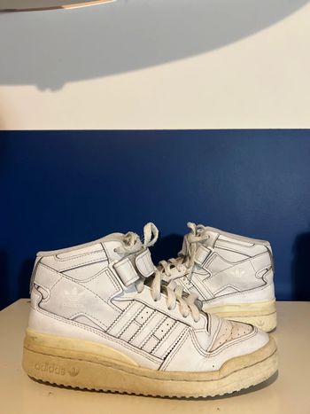 adidas forum montante blanche à restaurer