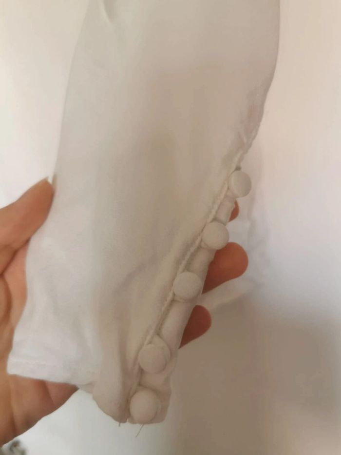 Chemisier blanc Zara - photo numéro 3