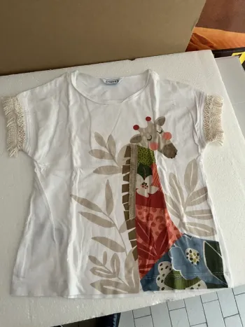 Maglia bianca Mayoral 8 anni 128 cm