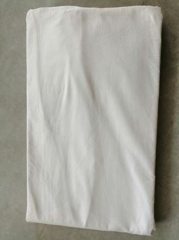 drap housse blanc pour lit 1 pers 90 x 190