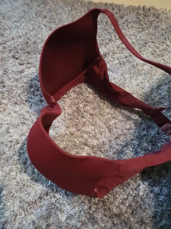 Soutien gorge ampliforme prune - Taille 90C - photo numéro 2