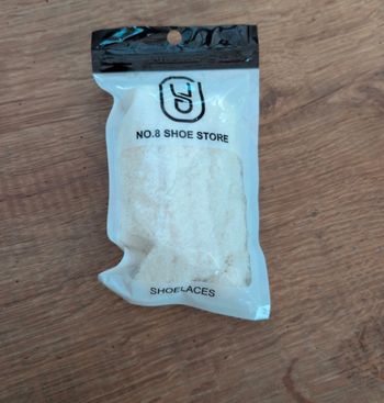 Paire de lacets Fluffy blanc