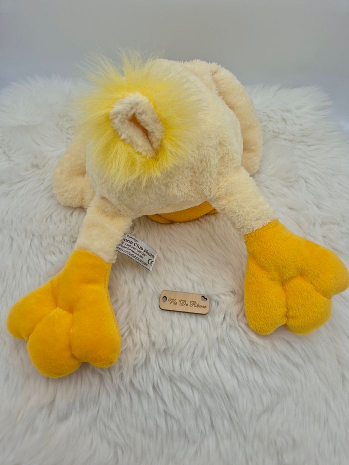 Doudou peluche canard canneton jaune Anna Club Plush - photo numéro 6