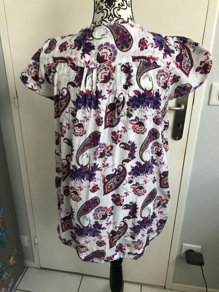 Blouse fleurie de grossesse 42/44 - photo numéro 3