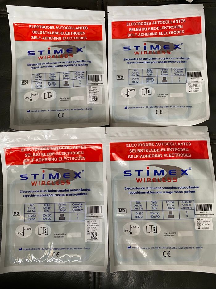 Lot électrodes stimex