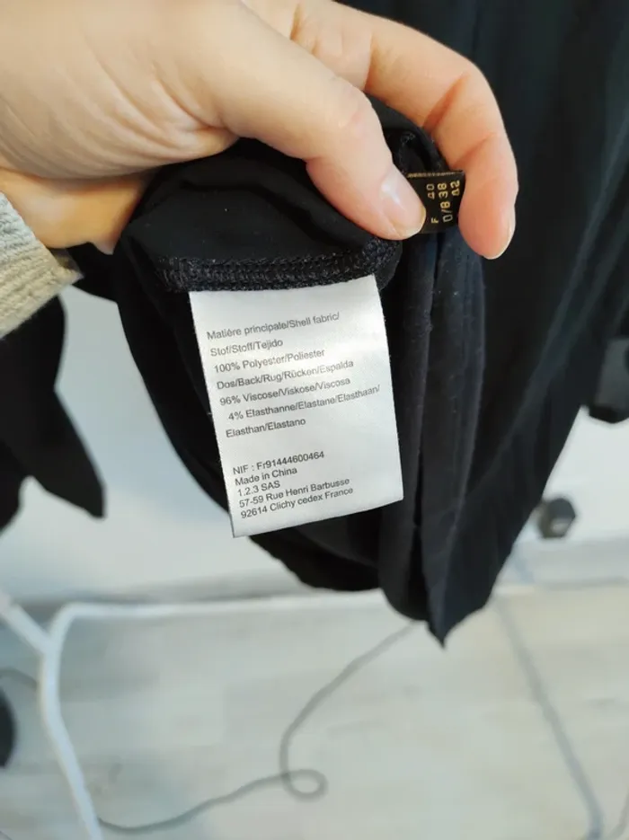 T-shirt ou blouse manches 3/4 taille 40 Marque 123 - photo numéro 4