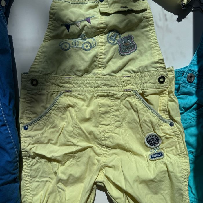 Lot 4 salopettes été 18 mois Kaki - photo numéro 2