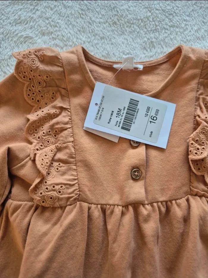 Robe camel vertbaudet 18 mois - photo numéro 2