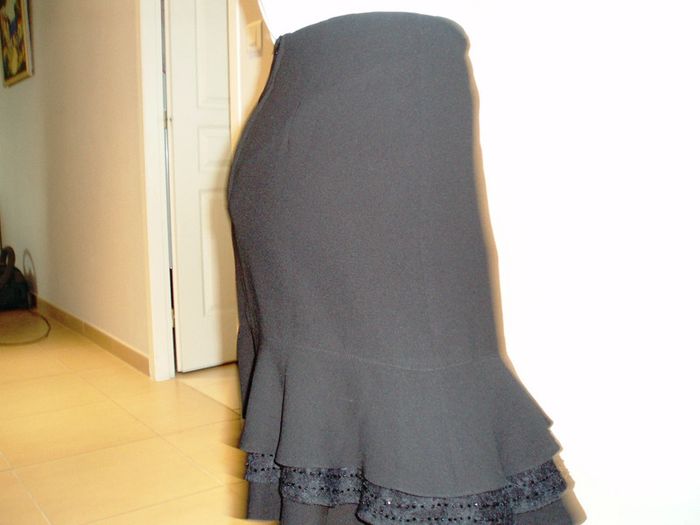 Jupe volants et paillettes - Taille XS/34 - photo numéro 5