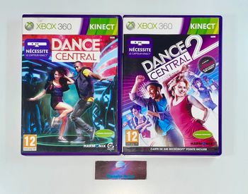 Lot 2 Jeux Dance Central 1/2 - Xbox 360 Complet Version Française Microsoft