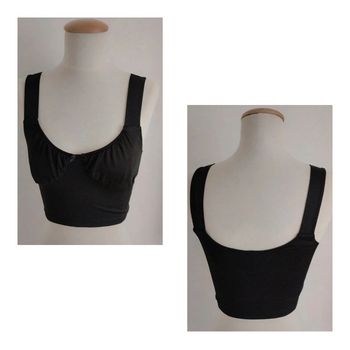 Crop top brassière noir H&M taille 36