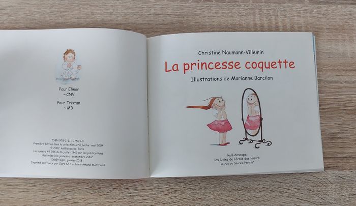 La princesse coquette - les lutins de l'école des loisirs / Kaléidoscope - photo numéro 2