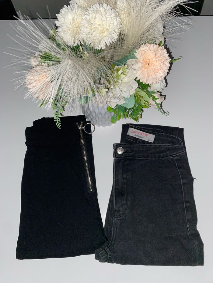 Lot pantalons noirs