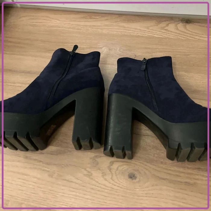 Bottines bleu 37 en très bon état - photo numéro 9
