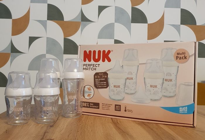 Coffret de biberons en verre Nuk