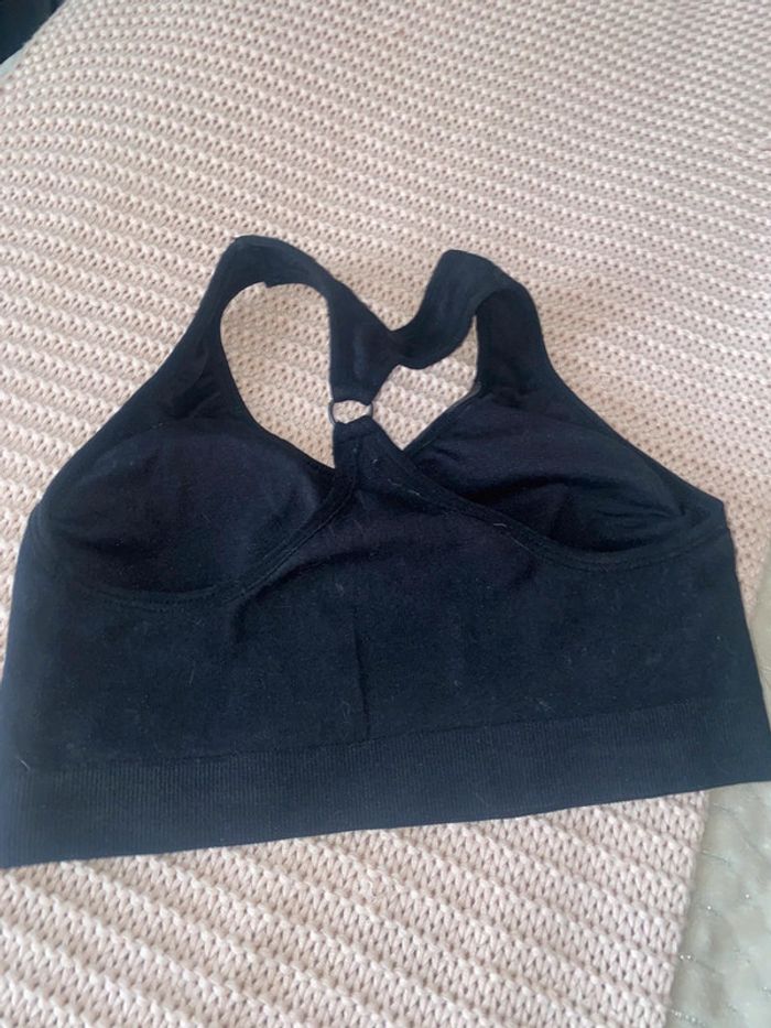 Brassière de sport noire s/m - photo numéro 2