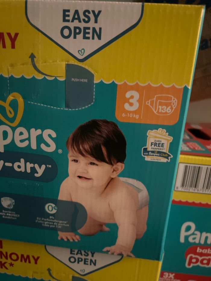 Pampers taille 3 baby dry - photo numéro 2
