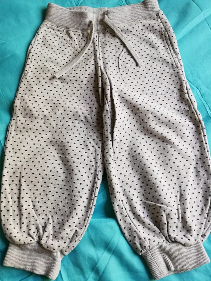 Pantalon de sport gris fille