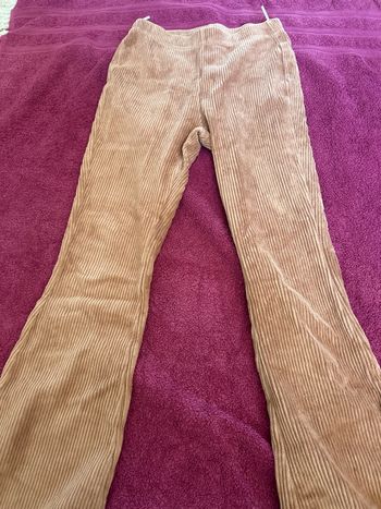 Pantalon marron en velours 