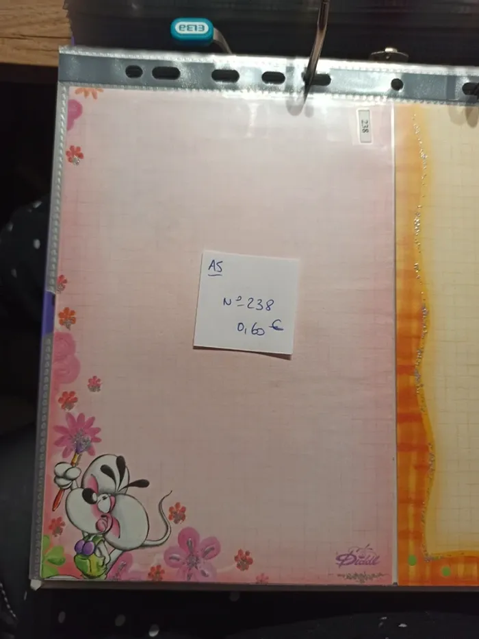 Feuille Diddl A5 238 0,60€