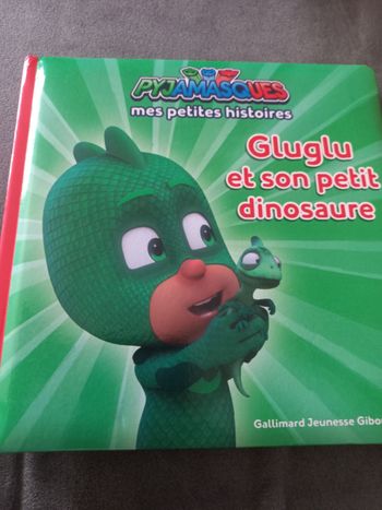 Livre bébé pyjamasques gluglu et son petit dinosaure 