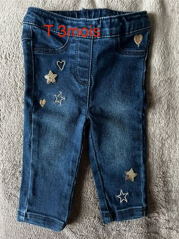 Jean bébé T 3mois