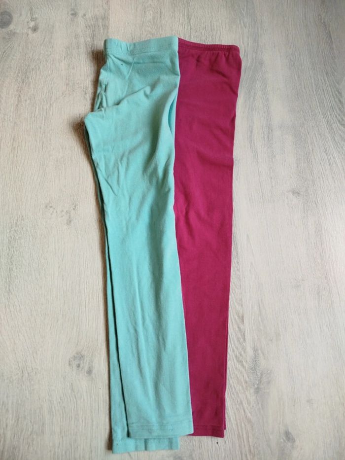 Lot 2 leggings 10 ans
