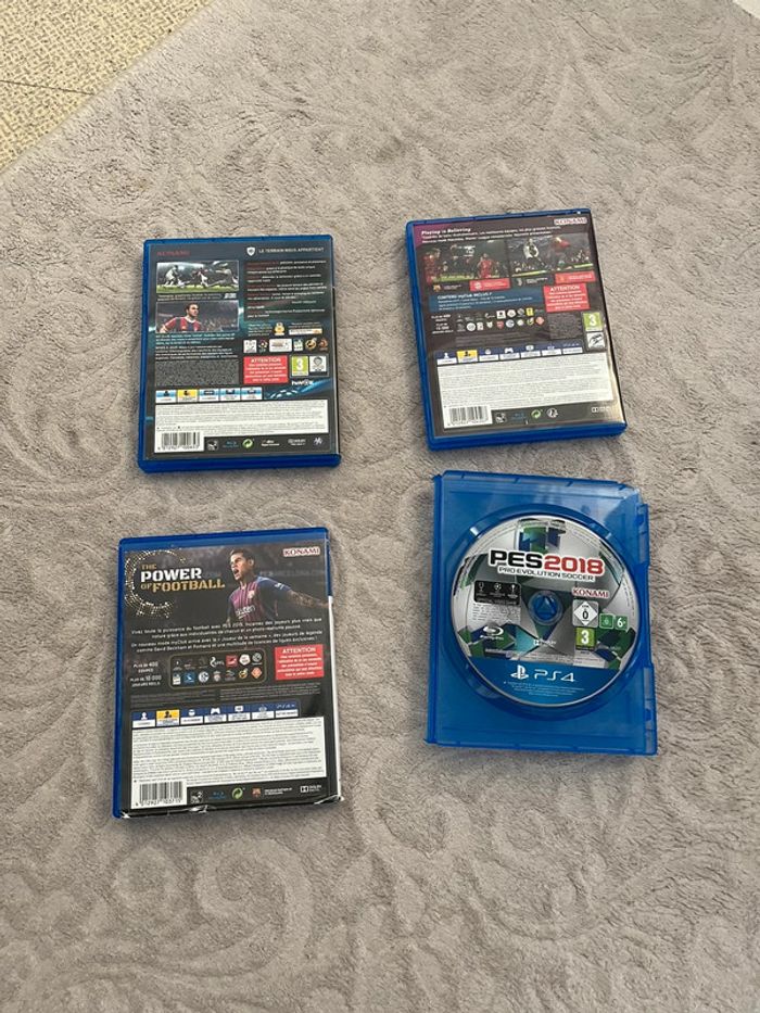🎮 Lot de jeux PS4 - Pro Evolution Soccer (PES) 🎮 - photo numéro 2
