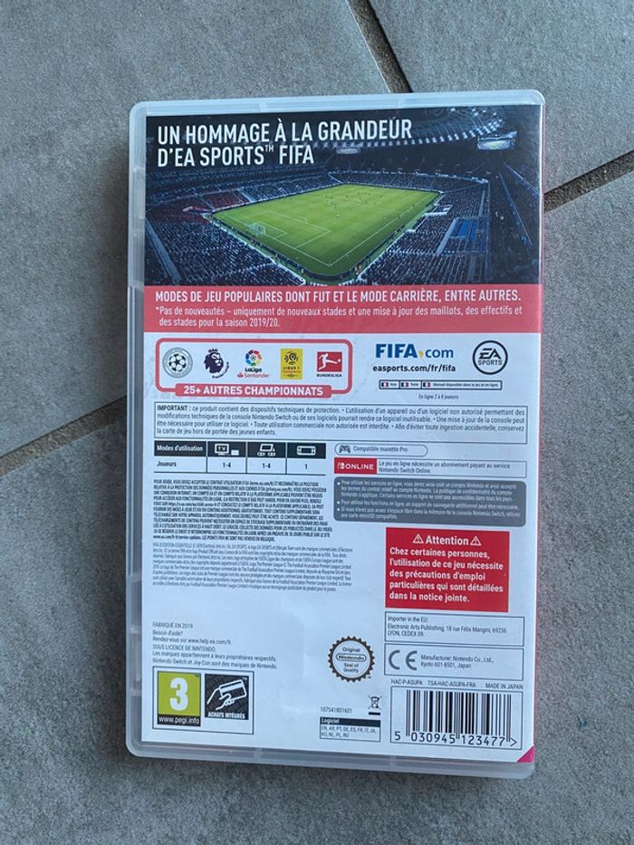 Jeu Switch FIFA 2020 - photo numéro 2