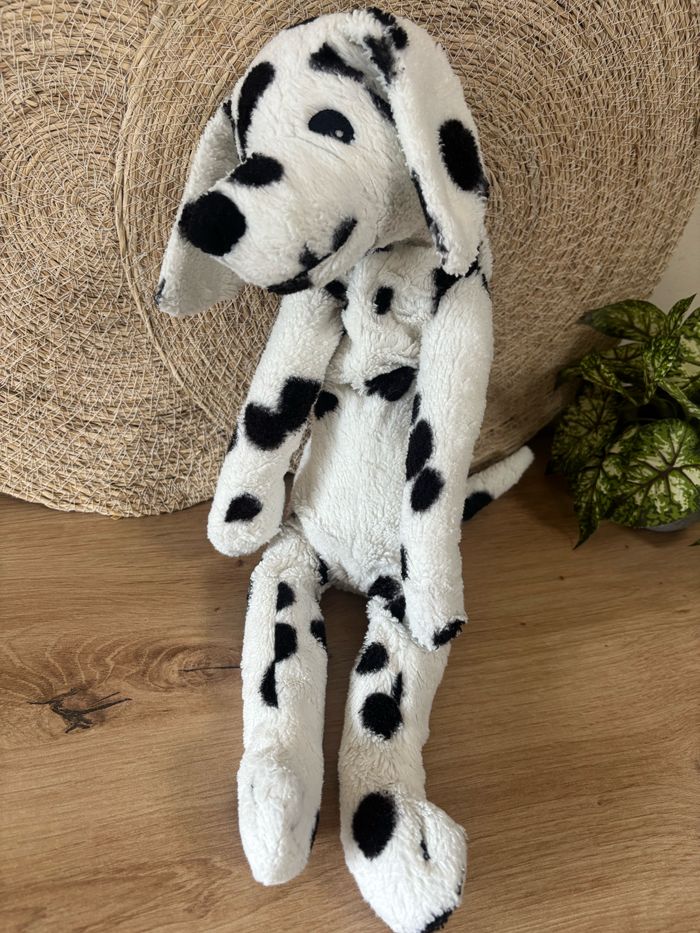 Doudou chien dalmatien noir blanc ikea - photo numéro 2