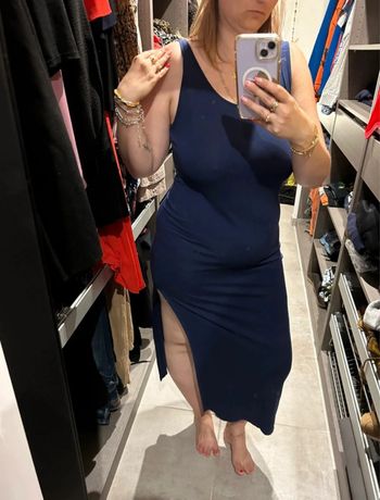 Robe d’été avec fente Camaïeu T42
