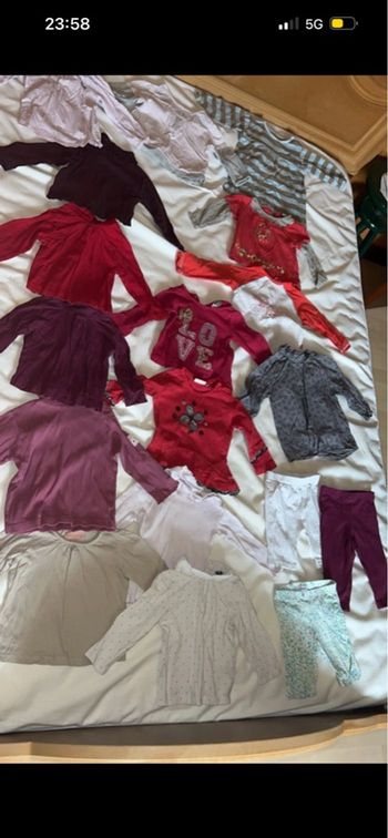 Lot de vêtements bébé fille 
