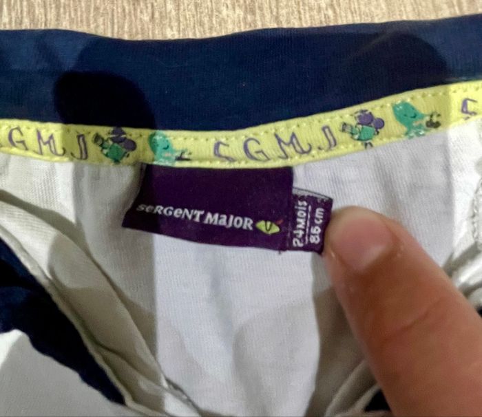 🌊 Adorable ensemble Sergent Major – Taille 24 mois 🌊 - photo numéro 3