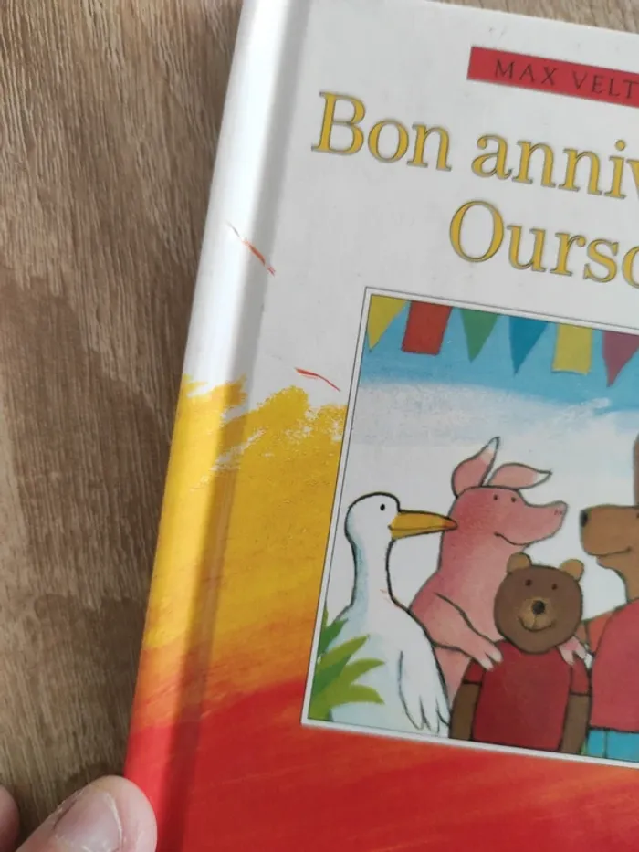 Livre calligram bon anniversaire ourson - photo numéro 3