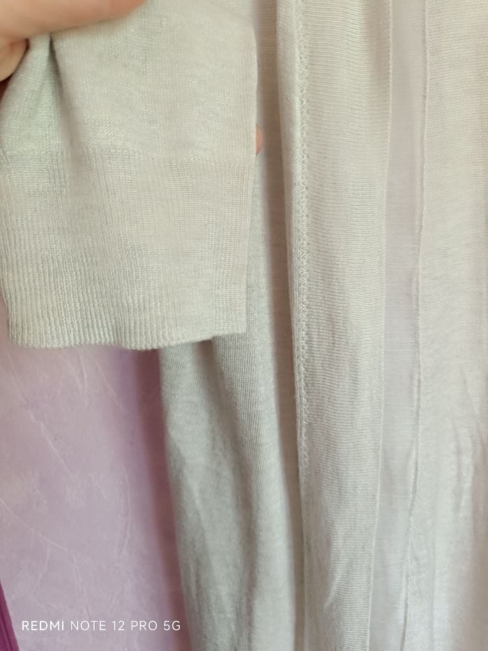 Gilet écru long Zara T.M (38) - photo numéro 5