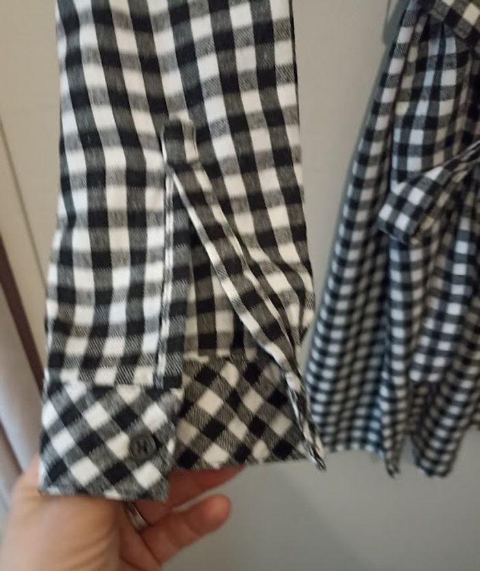 Robe-chemise Vichy noir & blanc – Ultra polyvalente ! - photo numéro 7