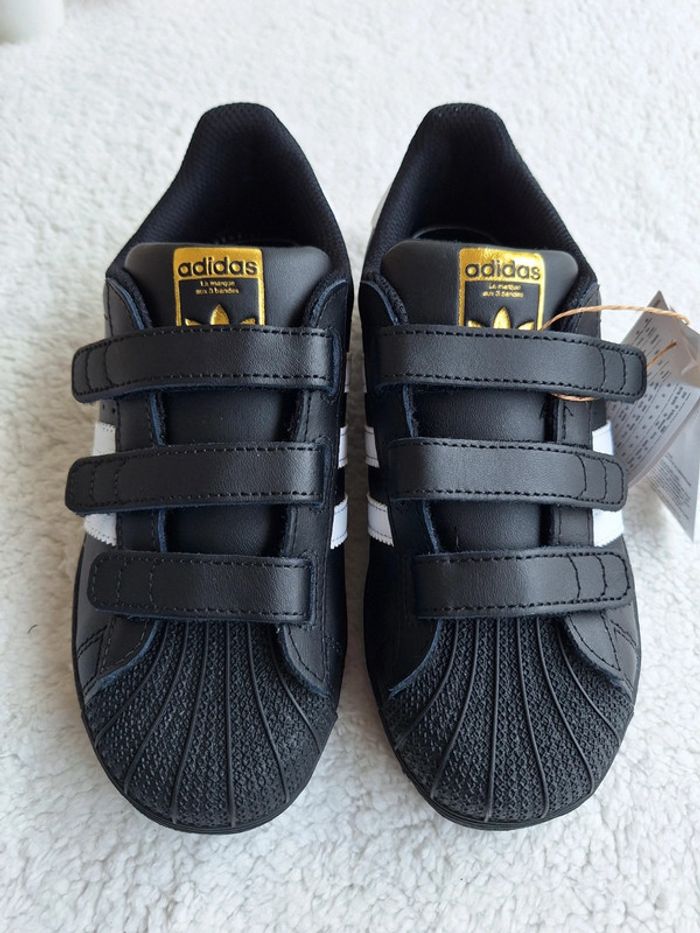 Adidas superstar CF C noires neuves - photo numéro 2