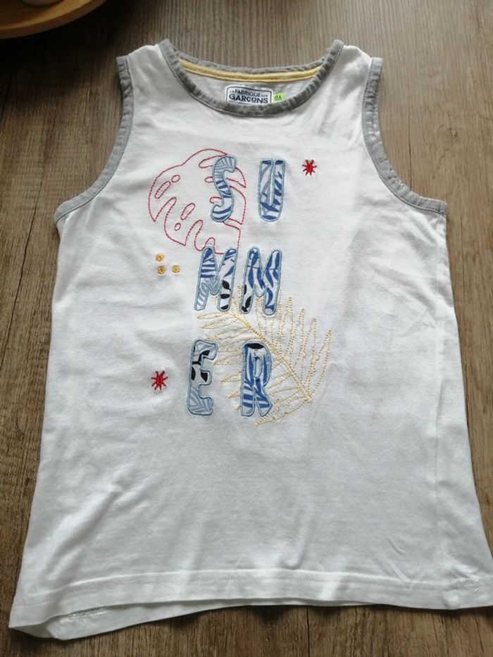 Ensemble garçon short et débardeur - photo numéro 3