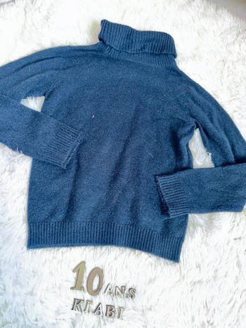 Pull col roulé