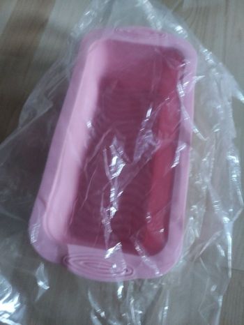 Moule à cake silicone rose