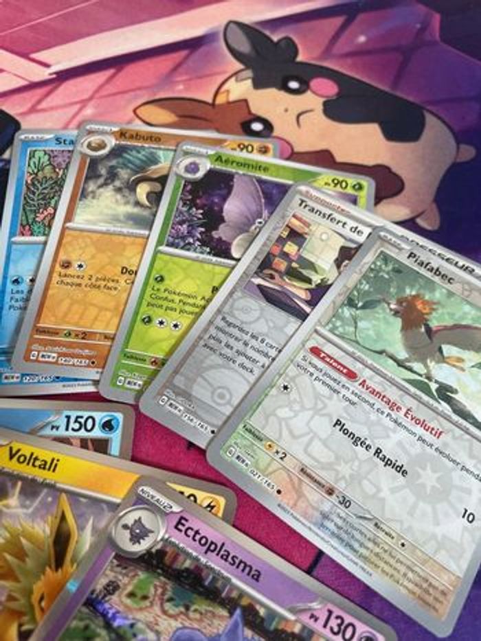 Lot de 45 cartes Pokémon série 151 sans double - photo numéro 3