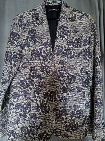Veste vintage à imprimé floral