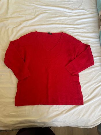 Pull rouge 36-38