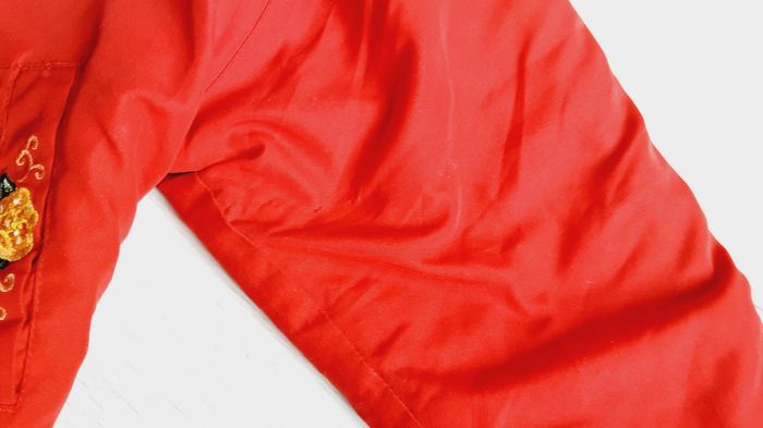 Vêtement bébé fille manteau rouge 18 mois - photo numéro 4